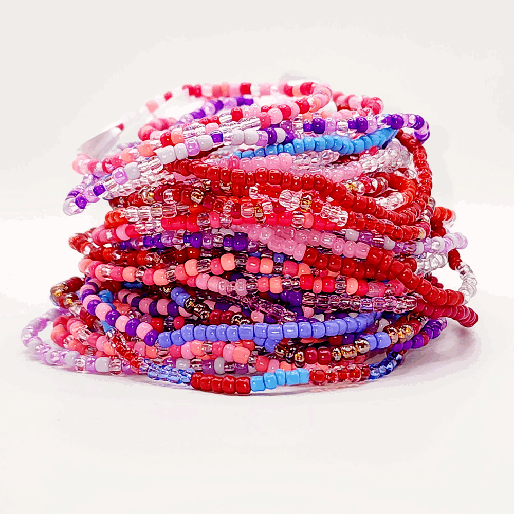 SnowCone Beaded Stretch Bracelet